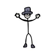 cartoon stick man N6