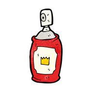 cartoon spray can N102