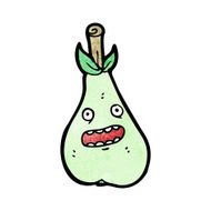 pear cartoon N4