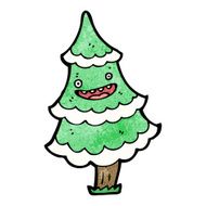 Cartoon Christmas Tree N52