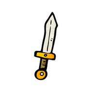 Cartoon Dagger N18