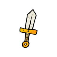 Cartoon Dagger N19