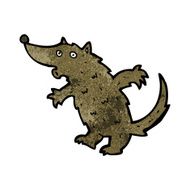 whistling wolf cartoon