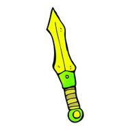 glowing green sword cartoon N2