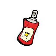 Cartoon Spray Paint Can N20