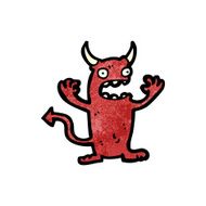 cartoon little devil N92