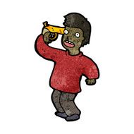 cartoon man with gun to head N6