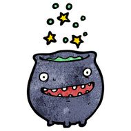 cartoon magic cauldron N6