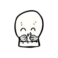 Cartoon Skull N74