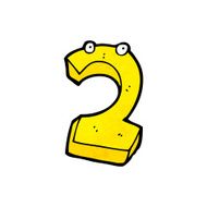 cartoon number two N7