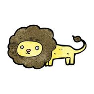 Cartoon Lion N104