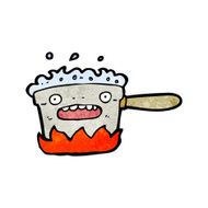 bubbling kitchen pot cartoon N8