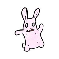 spooky bunny rabbit cartoon N6