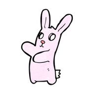spooky bunny rabbit cartoon N8