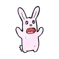 spooky bunny rabbit cartoon N10
