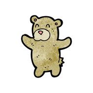 cartoon teddy bear N205