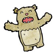 cartoon teddy bear N206