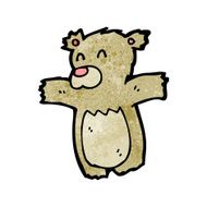 cartoon teddy bear N207