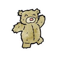 cartoon teddy bear N210