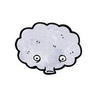 Cartoon Rain Cloud N50