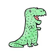 cartoon dinosaur N131
