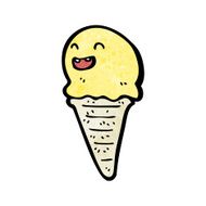 ice cream cone cartoon character N14