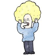 cartoon hair raising fright N2