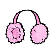 cartoon ear muffs N4