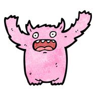 cartoon pink monster N2