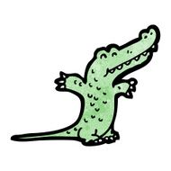 Cartoon Crocodile N86