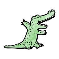 Cartoon Crocodile N87