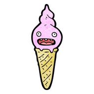 Ice Cream Cartoon Character N10