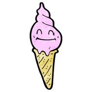 Ice Cream Cartoon Character N11