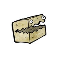 cardboard box cartoon character N6