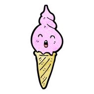 Ice Cream Cartoon Character N12