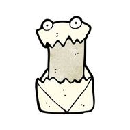 cartoon letter N164