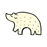 Cartoon Polar Bear N108