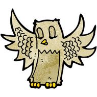 Cartoon Owl N149