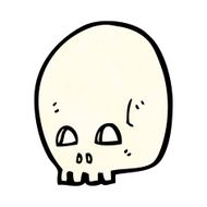 cartoon skull symbol N27