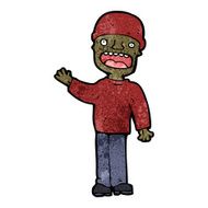 cartoon talking man in hat