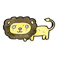 Cartoon Lion N107