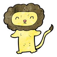 Cartoon Lion N110