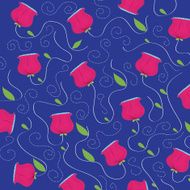 seamless background with flowers