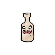 bottle cartoon character N6