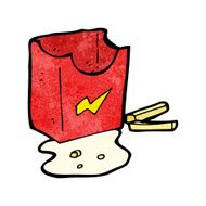 greasy junk food cartoon N4