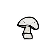 cartoon mushroom N89
