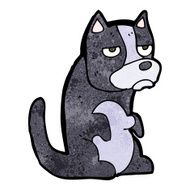 grumpy little dog cartoon N4