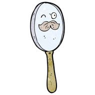 Cartoon Magnifying Glass N27