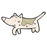 cartoon little dog N90