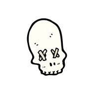 spooky skull symbol N7